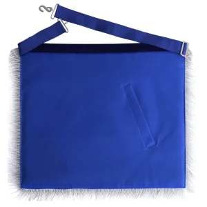 Treasurer Apron - Navy Blue with Fringe & Side Tabs 8 Treasurer Apron - Navy Blue with Fringe & Side Tabs