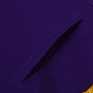 Worthy Patron OES Apron - Purple Velvet with Square & Compass G with Silver Wreath 10 Worthy Patron OES Apron - Purple Velvet with Square & Compass G with Silver Wreath