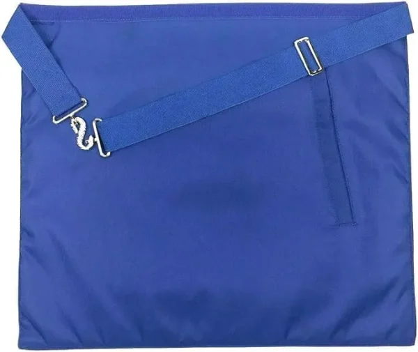 Masonic Blue Lodge Officers Apron Set - 12 Aprons with Blue Backing Chain Collar