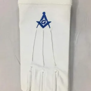 Masonic Blue Lodge Officer Regalia Set - 12 Aprons, 12 Chain Collars, 12 Jewels, 12 Gloves (12x4 Lot)