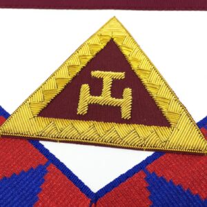 Masonic Royal Arch Principal Set - Lambskin Apron, Sash, Gloves