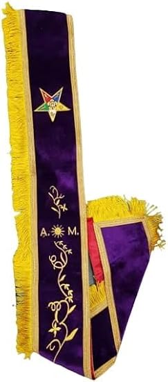 Masonic Order of Eastern Star OES Complete AM Sash - Associate Matron