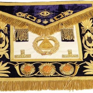 Masonic Regalia Deputy Grand Master Apron - 100% Lambskin with Collar & Cuffs (Purple) 10 Masonic Regalia Deputy Grand Master Apron - 100% Lambskin with Collar & Cuffs (Purple)